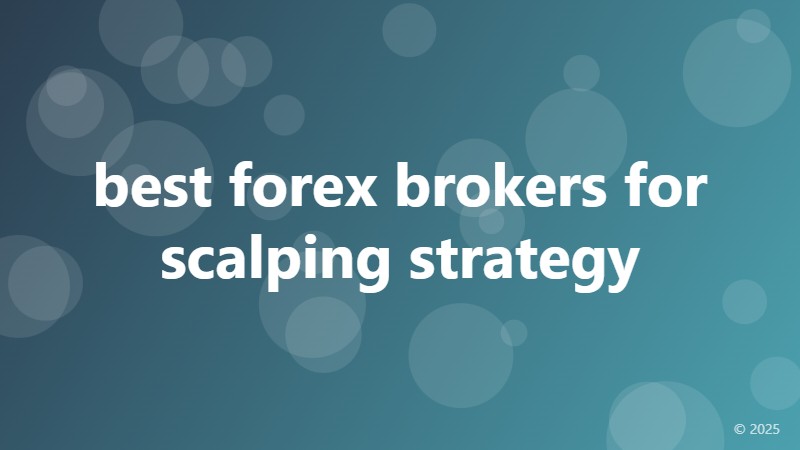 best forex brokers for scalping strategy